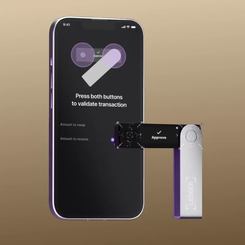 Uncompromising security - Your crypto remains offline and protected with Ledger's Trusted Display technology....