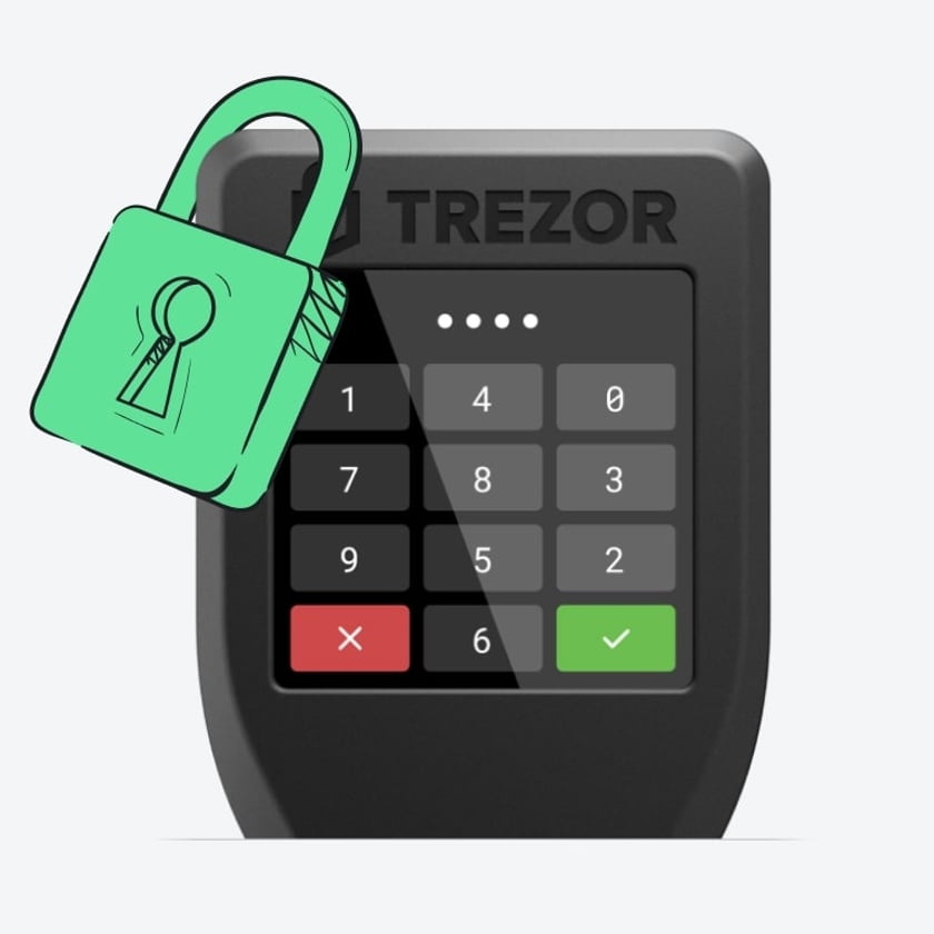 Advanced Security Architecture - Built with robust security features including secure PIN entry, passphrase protection, and recovery ...